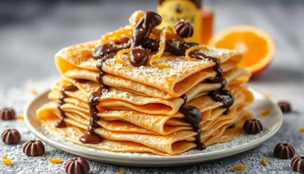 Crêpes à l'orange et chocolat : recette gourmande