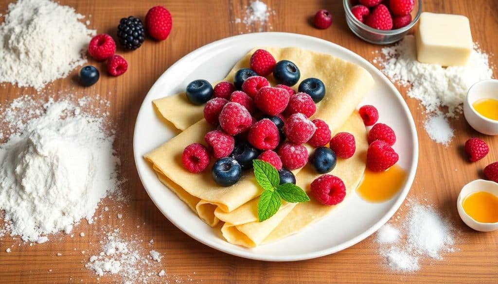 Crêpes faciles aux fruits rouges : la recette gourmande