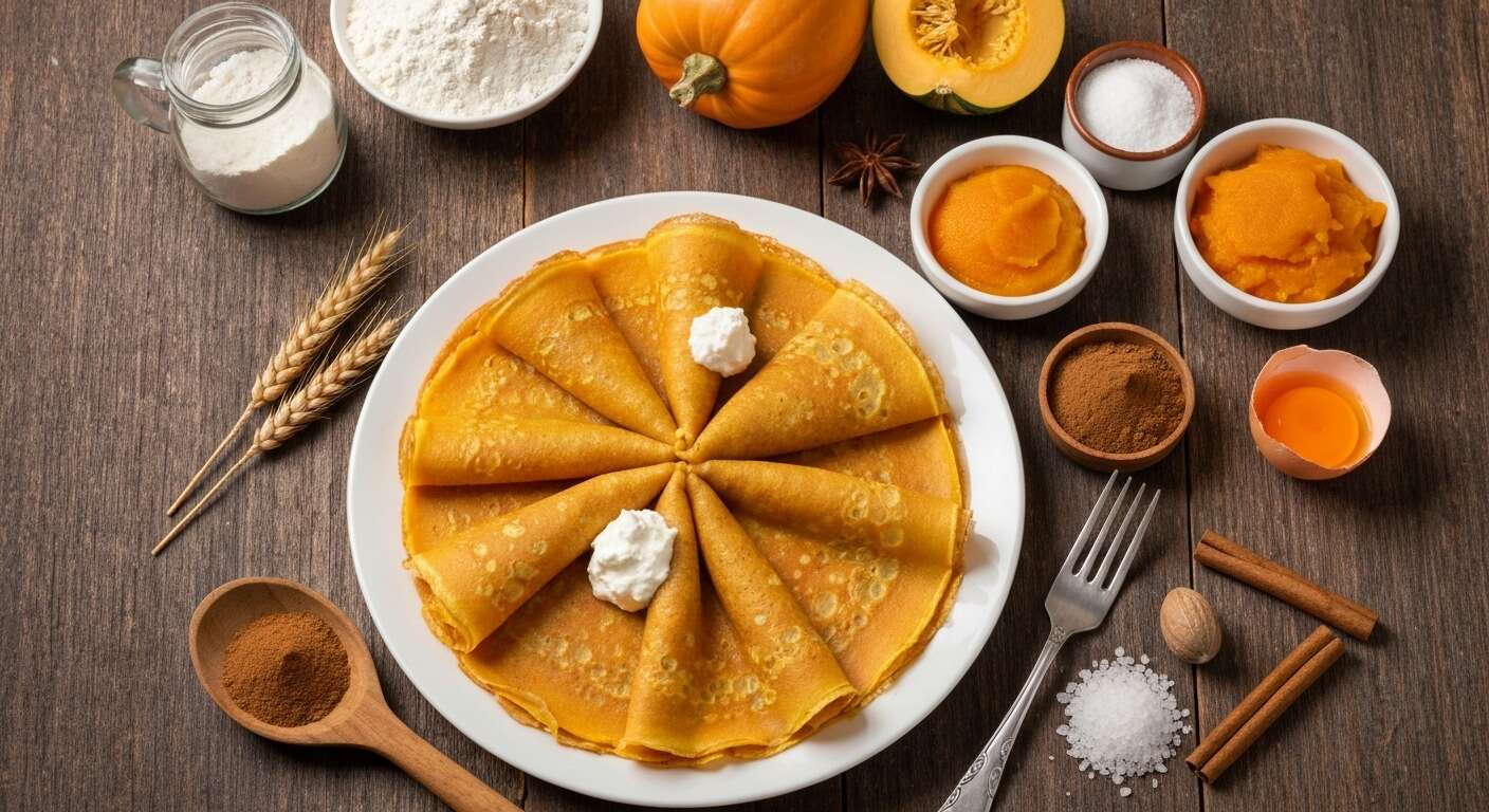 Crêpes aux cucurbitacées : recette savoureuse et originale