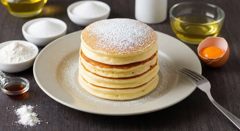 Crêpes Fluffy Japonaises : recette Gourmande de Pancakes Moelleux