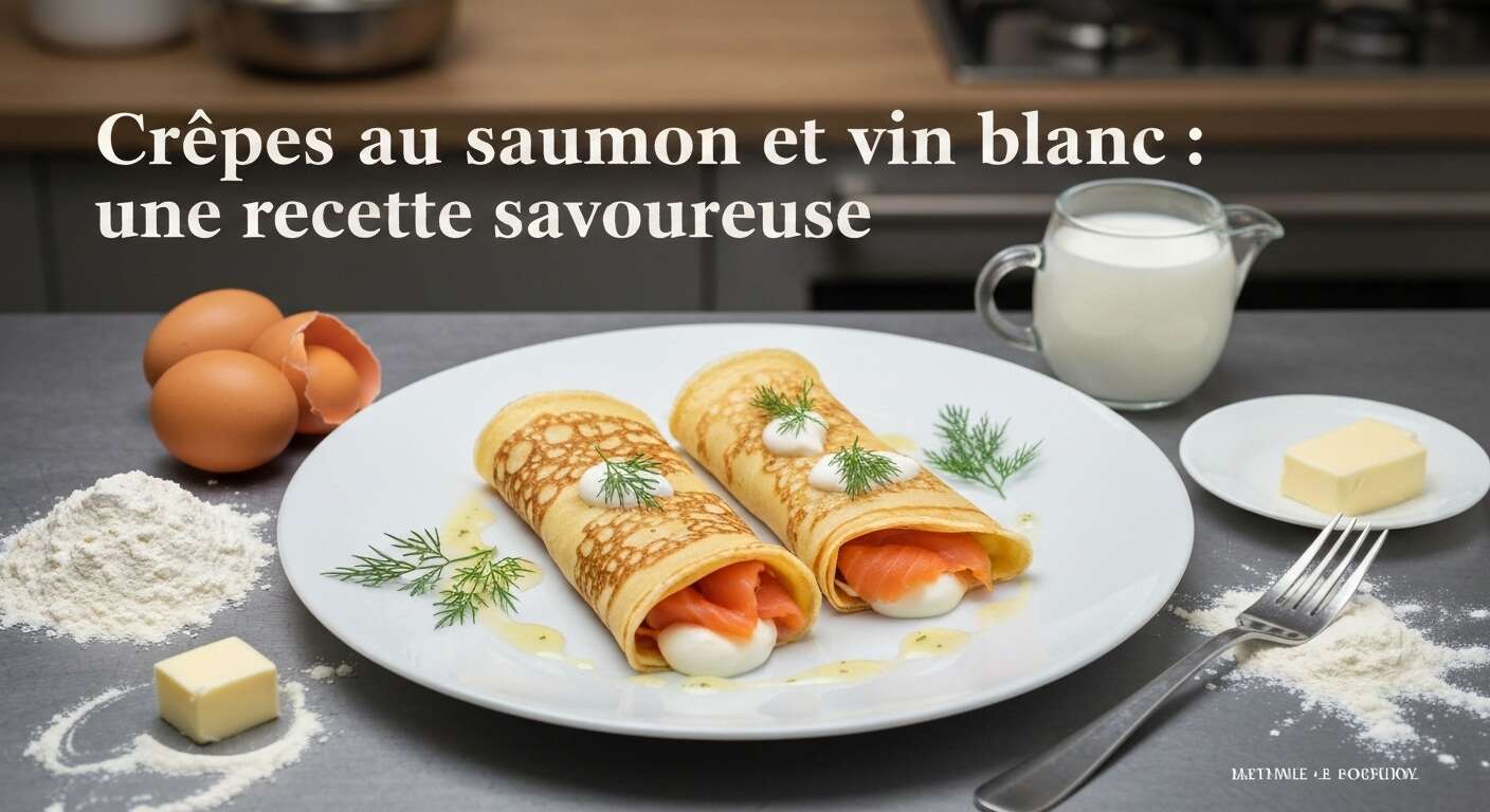 Crêpes au saumon et vin blanc : une recette savoureuse