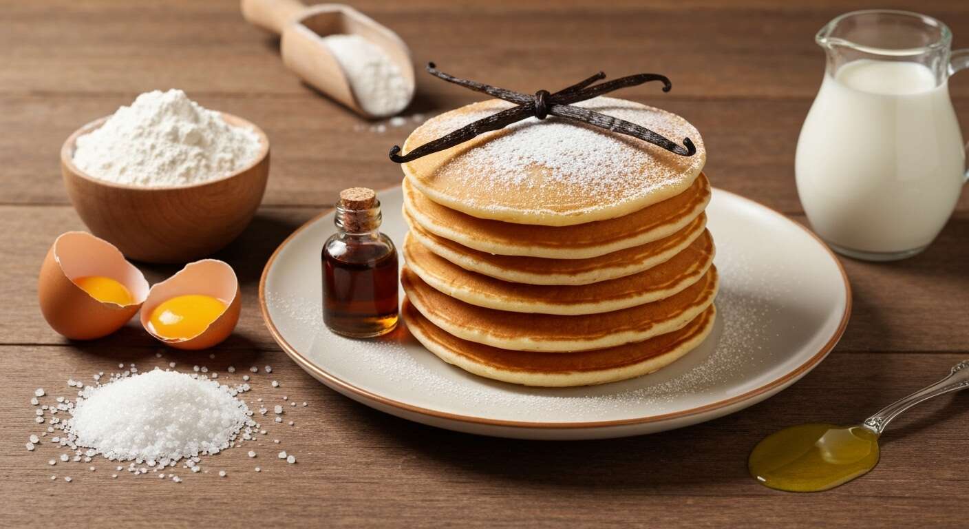 Recette de crêpes à la vanille de ma grand-mère