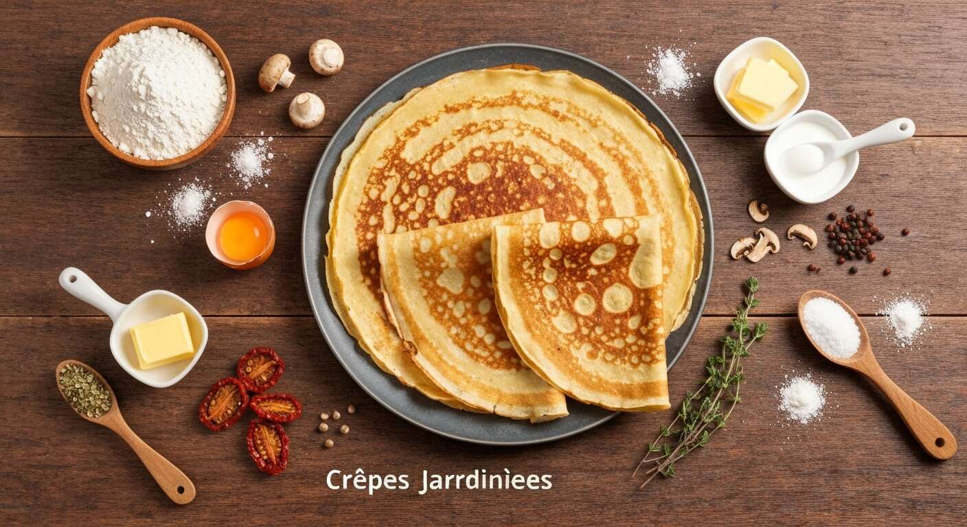 Crêpes jardinières : la recette facile et savoureuse