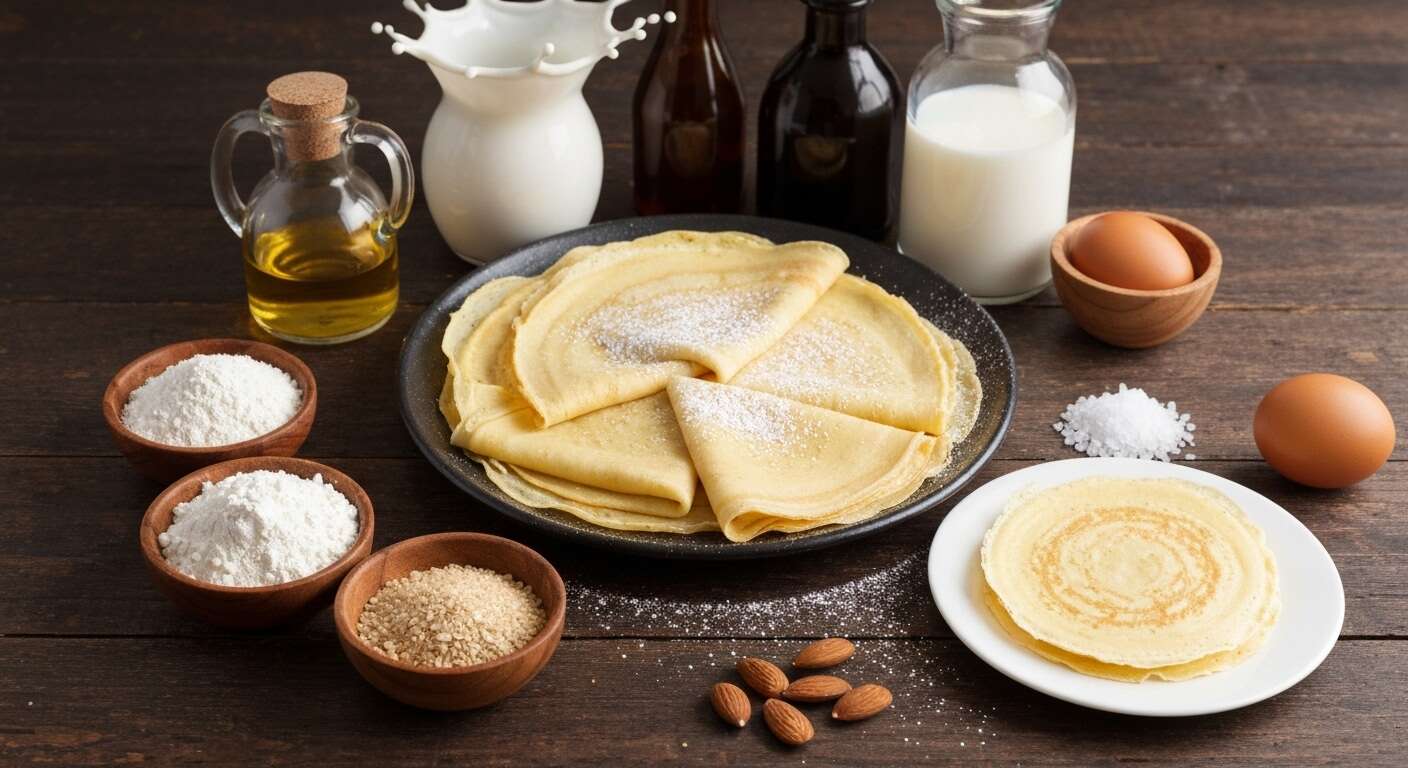 Crêpes sans lait ni gluten : délice sain et savoureux