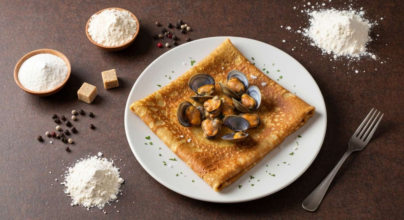 Crêpes aux coquillages : une recette gourmande et originale