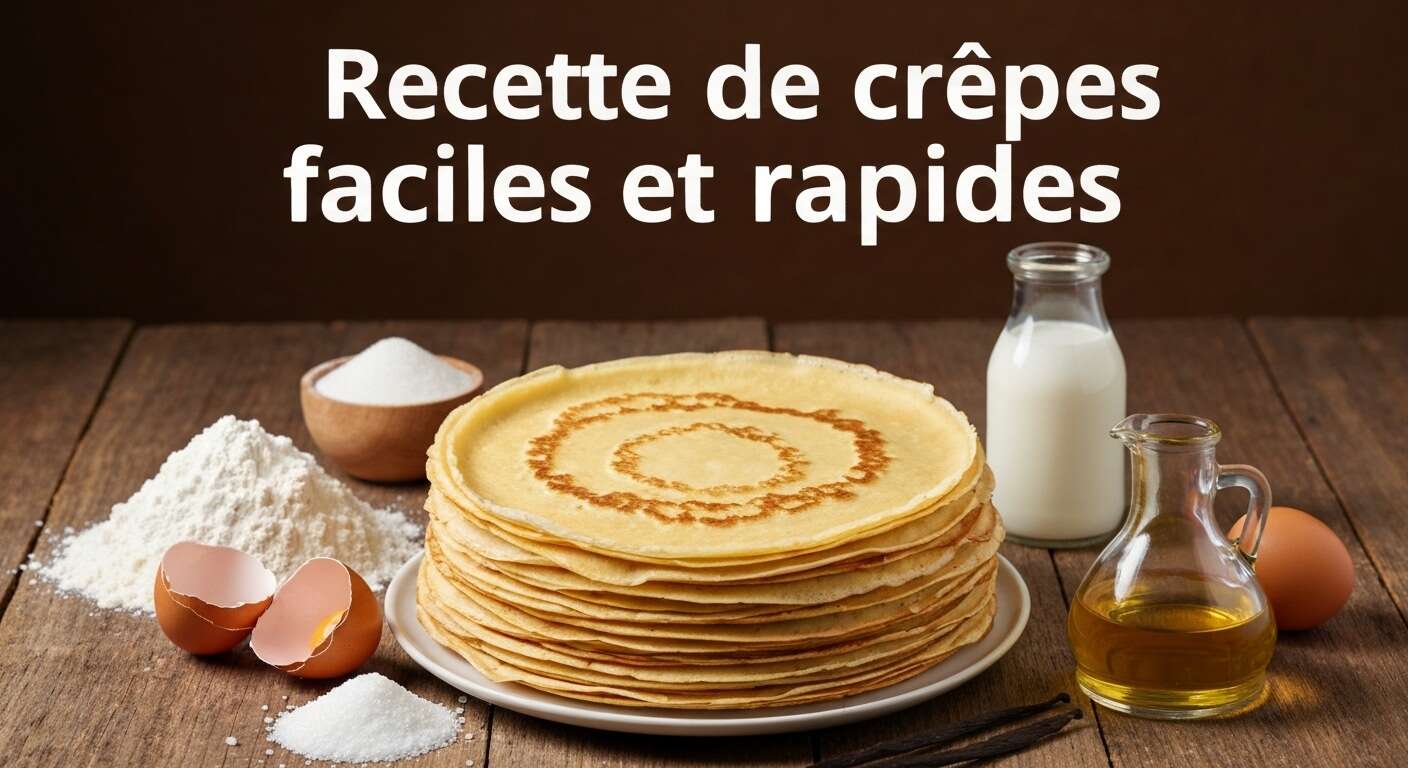 Recette de crêpes faciles et rapides
