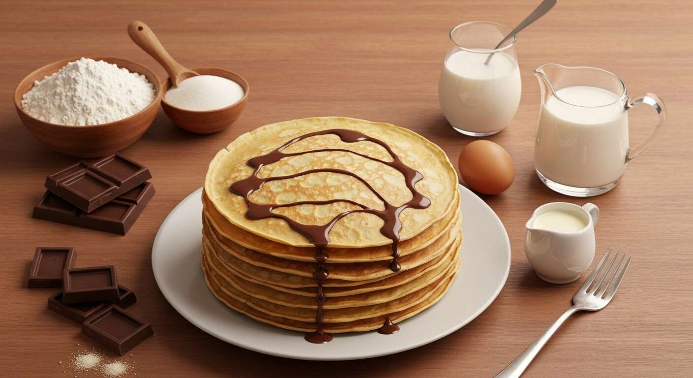 Crêpes à la sauce chocolat : une douceur irrésistible