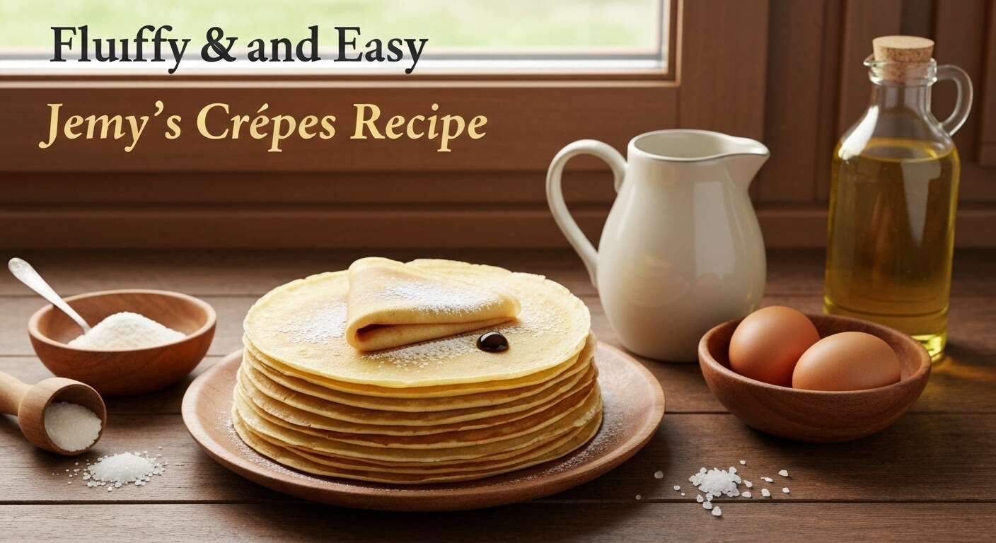 Recette de crêpes Jenny moelleuses et faciles