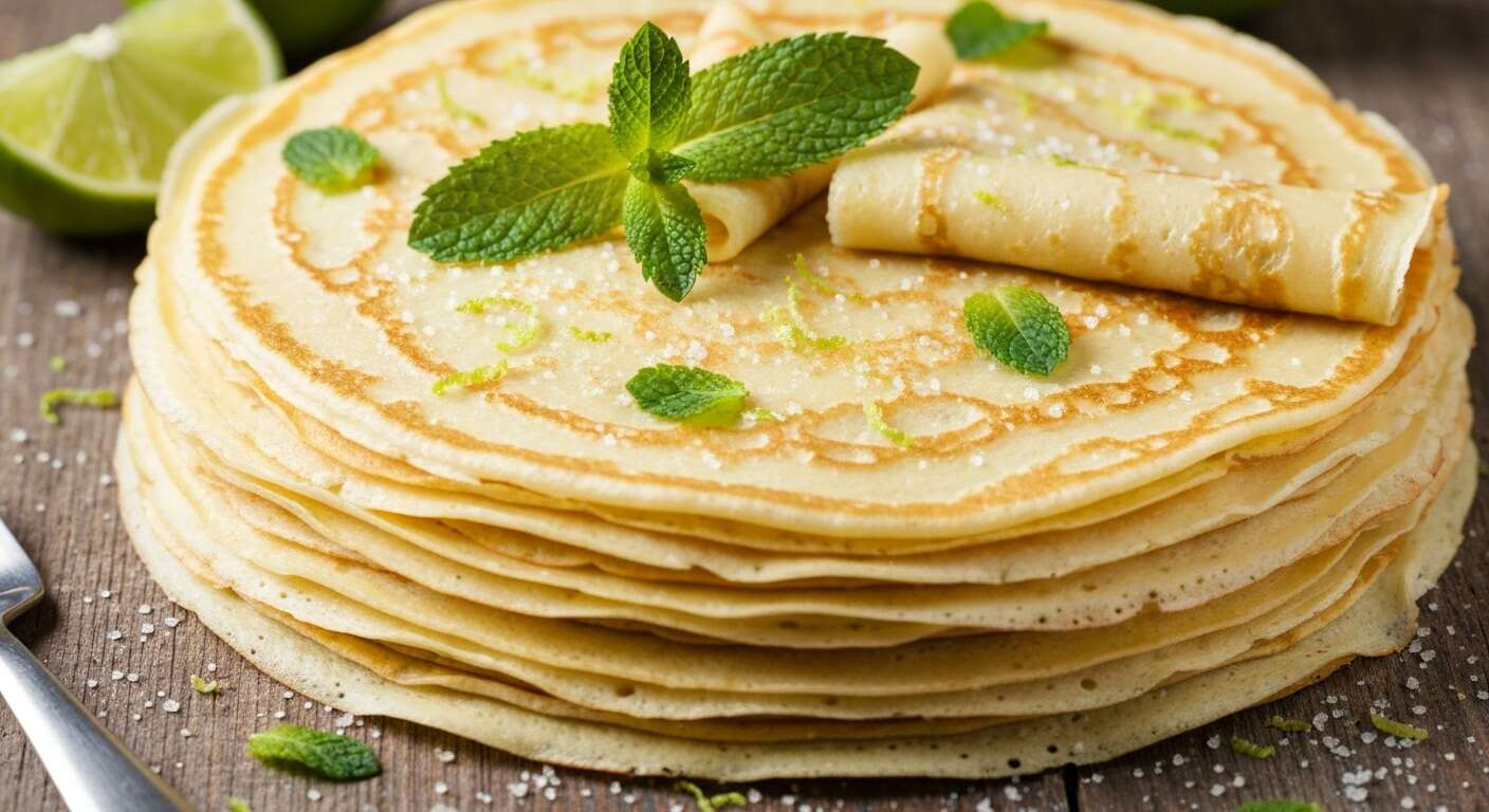 Pâte à crêpe mojito : recette sucrée originale
