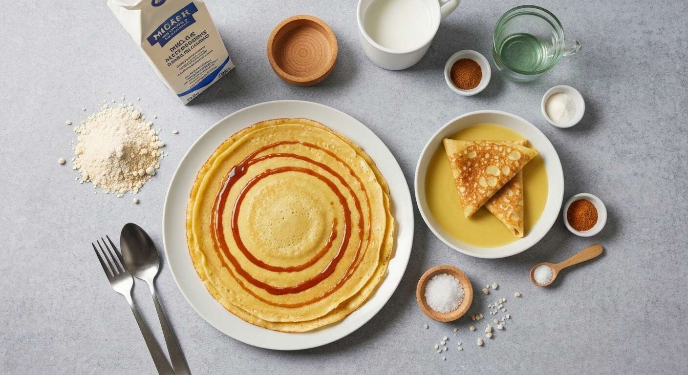 Crêpe sans œuf ni beurre : recette facile et rapide