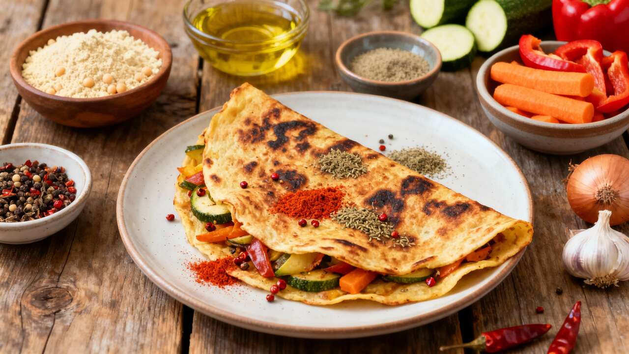 Crêpes de légumes : une recette légère et savoureuse