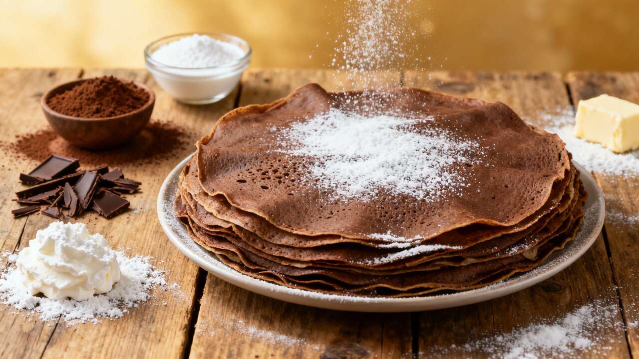 Gâteau de crêpes au chocolat : une recette gourmande