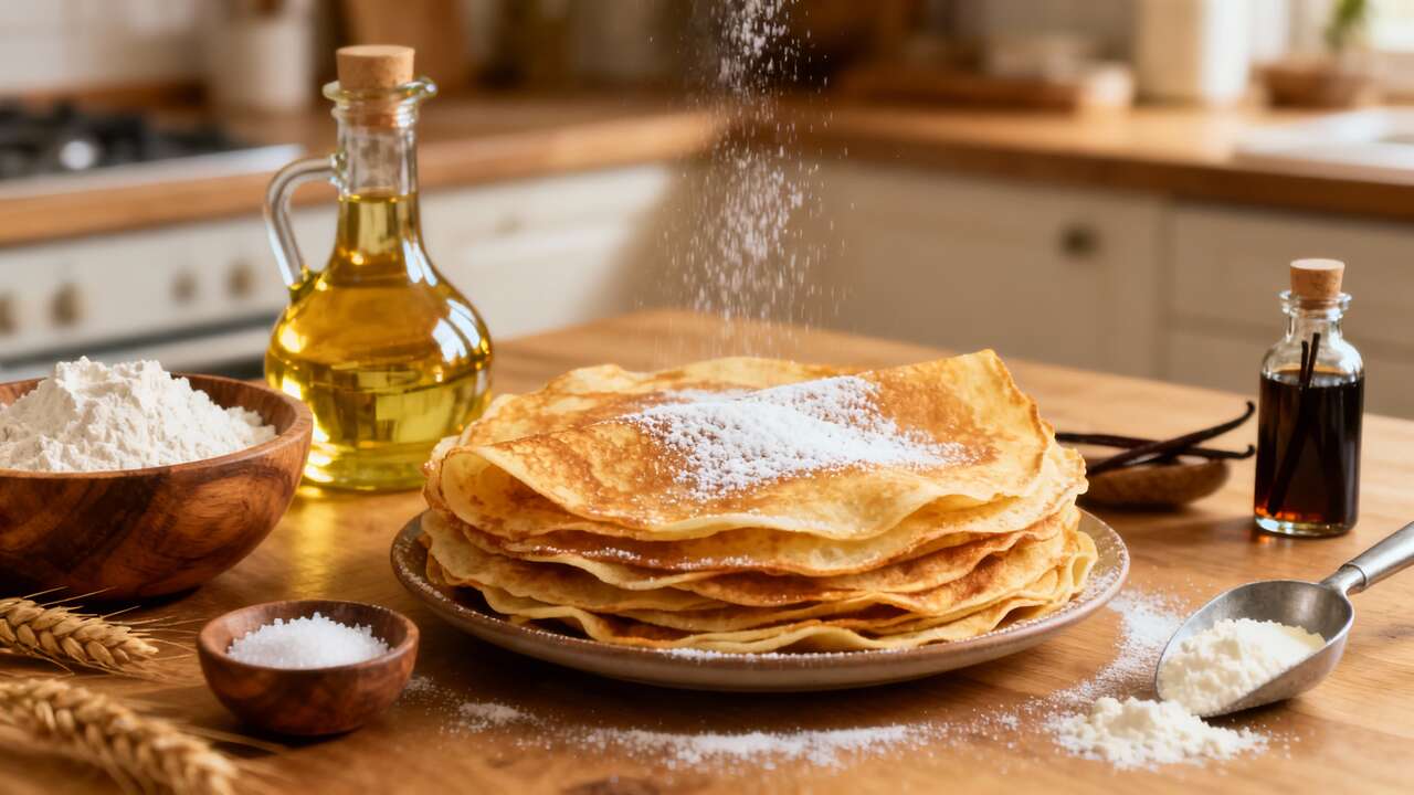 Crêpes rapides d'Angèle : découvrez la recette facile et délicieuse