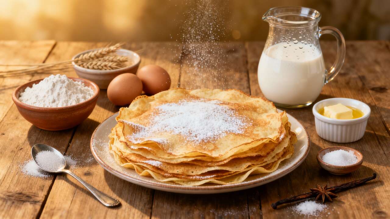 Crêpes traditionnelles de ma grand-mère : la recette inratable