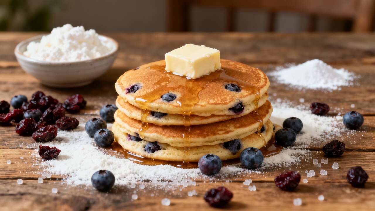 Recette de crêpes aux bleuets moelleuses