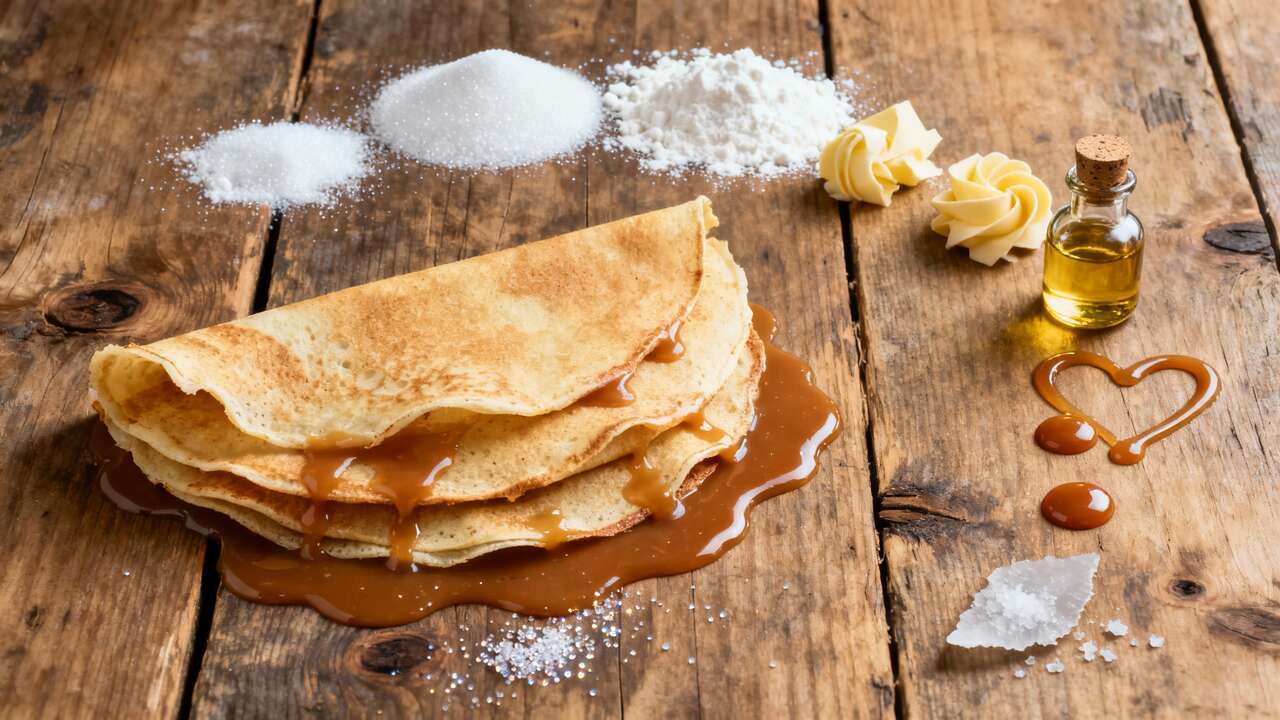 Délicieuses crêpes au caramel : la recette facile