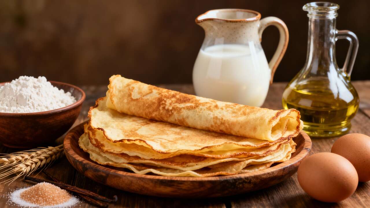 Recette de pâte à crêpes au lait : facile et rapide