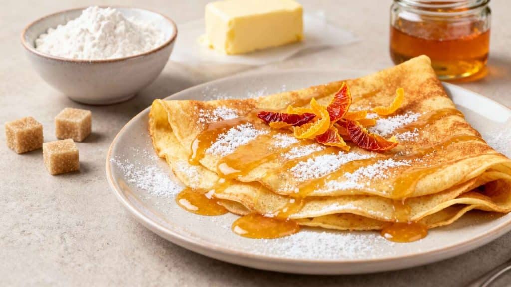Crêpes Suzette aux Clémentines et Curaçao : recette Gourmande
