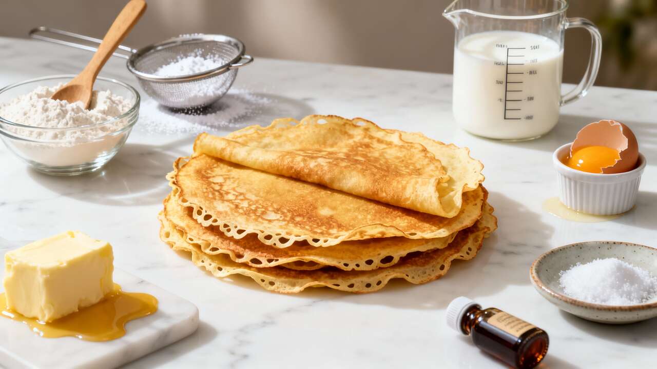 Crêpes simplissimes : la recette facile et rapide