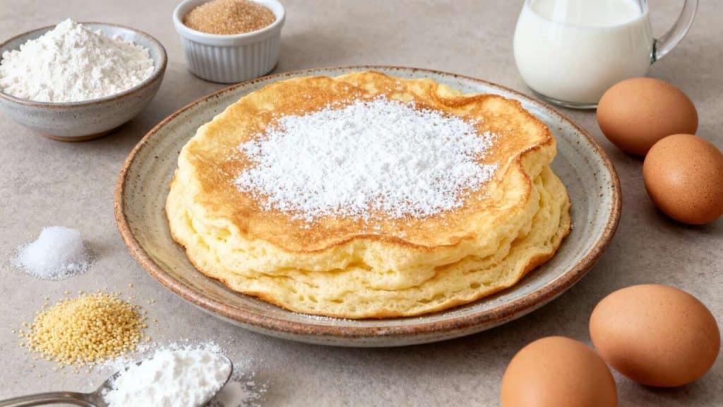 Crêpe soufflée sans gluten : recette gourmande et facile