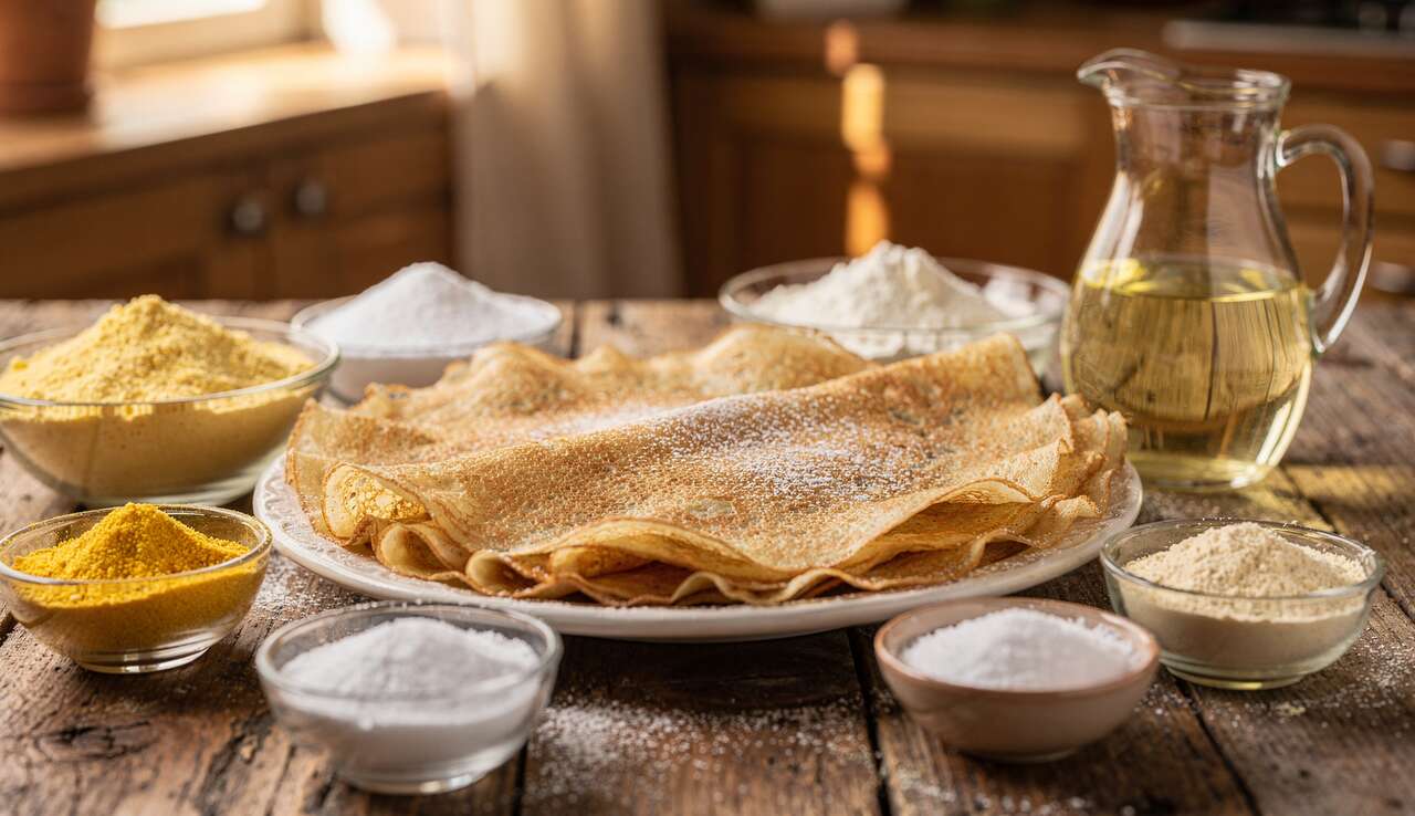 Recette de crêpes à la farine de maïs : une alternative savoureuse
