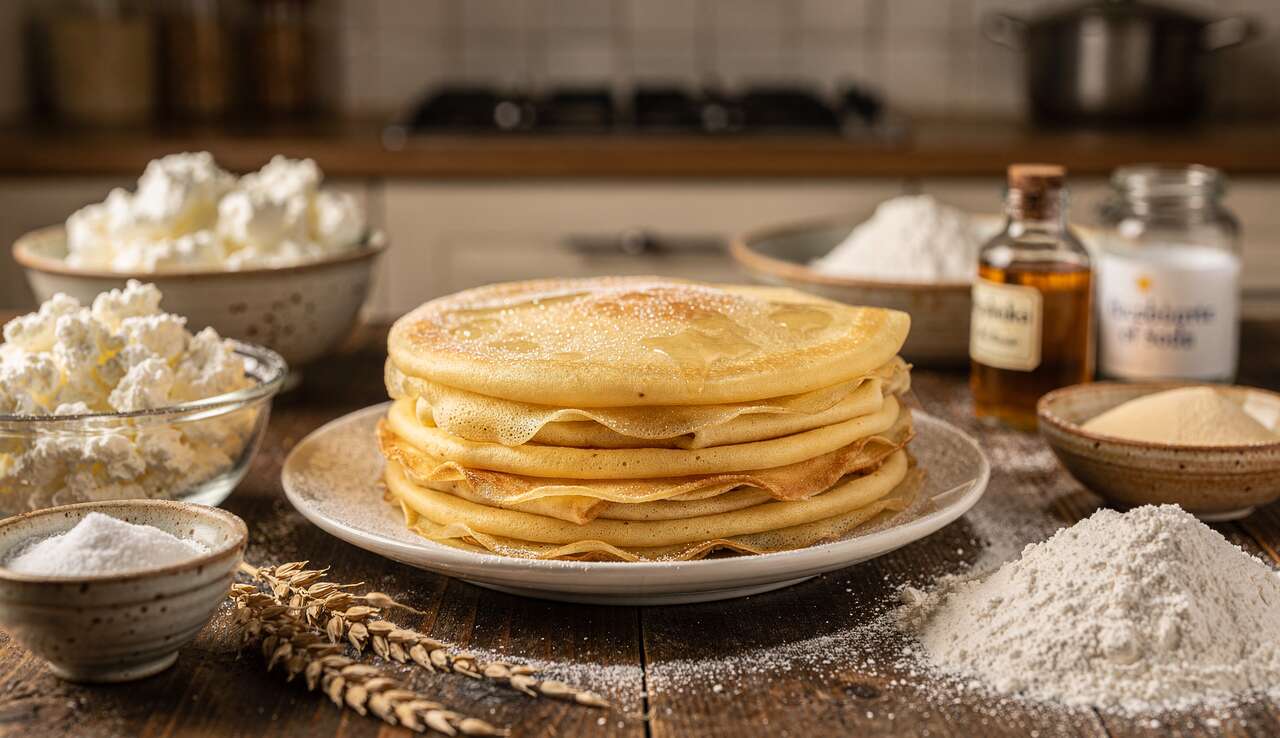 Mini-crêpes à la ricotta de ma grand-mère : recette authentique