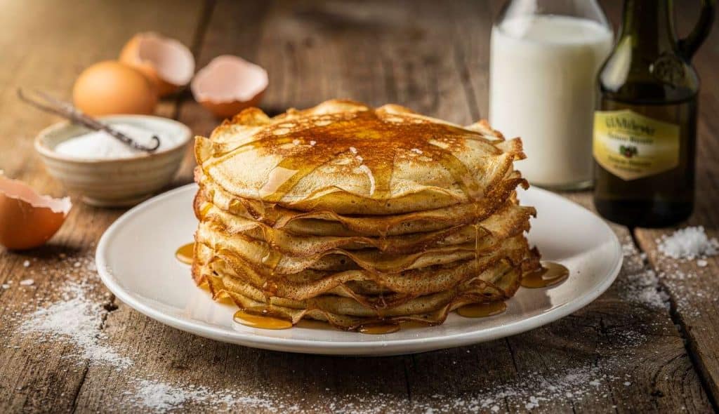 Crêpes sucrées sans repos : recette rapide et facile