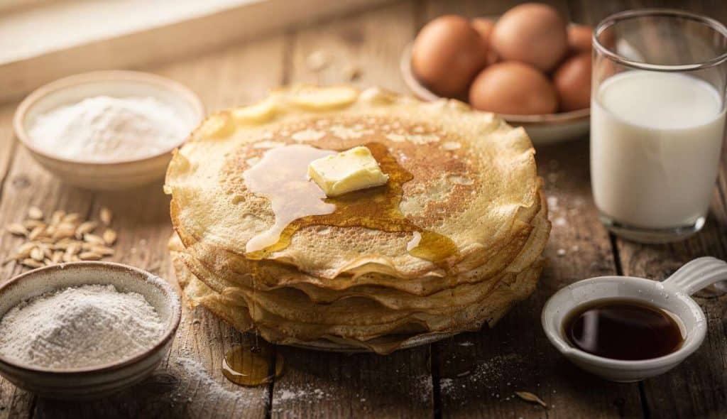Recette facile de crêpes au beurre