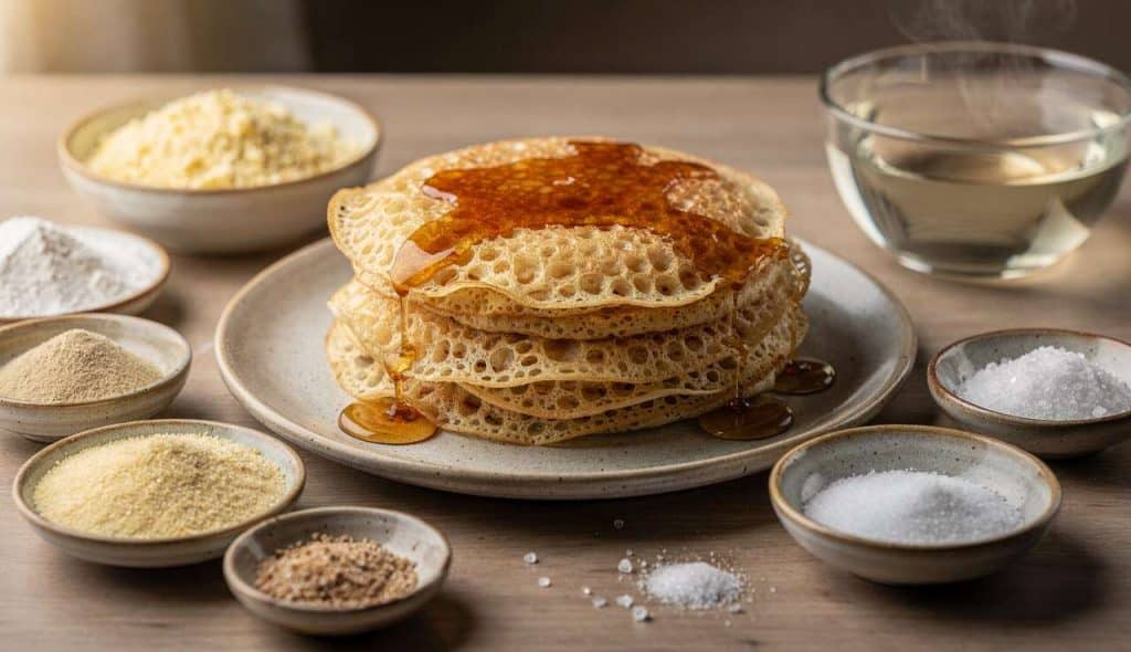 Crêpes mille trous au sirop d'érable : recette gourmande