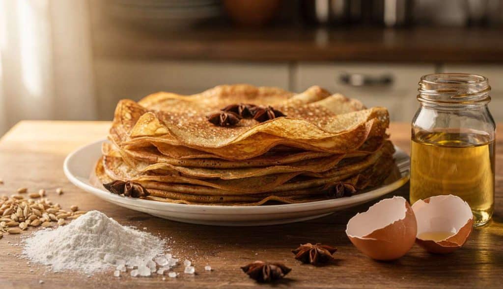 Crêpes à l'anis : une recette originale et savoureuse