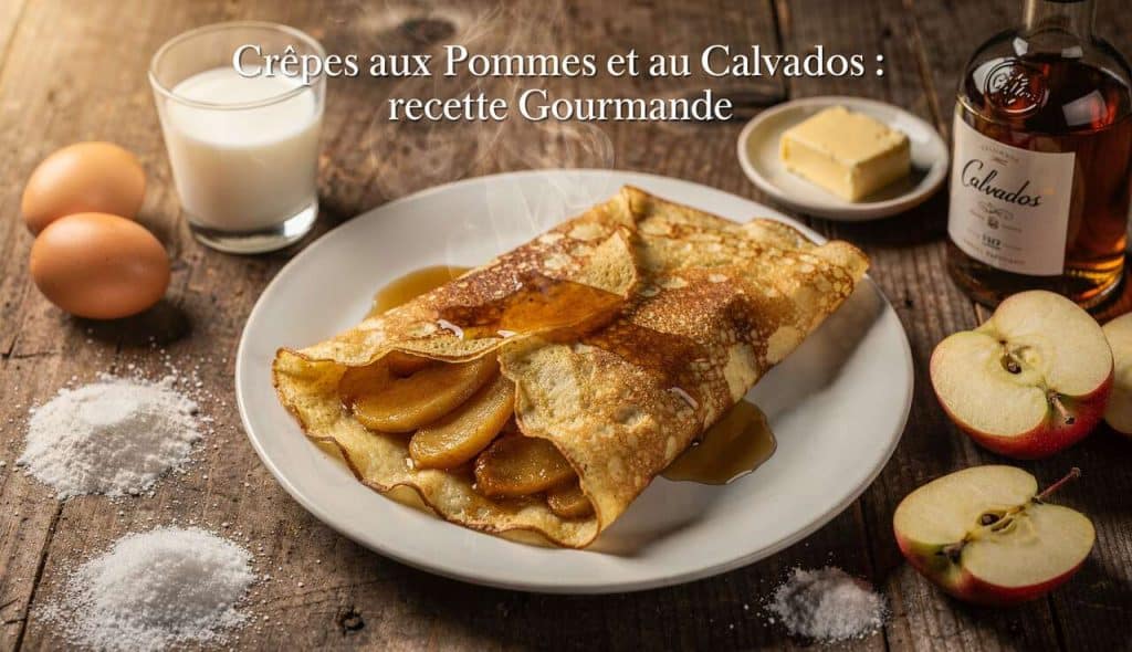 Crêpes aux Pommes et au Calvados : recette Gourmande