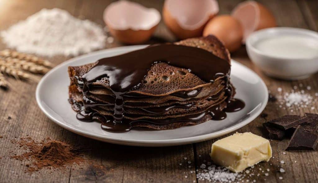 Crêpes au chocolat noir : la recette gourmande à découvrir