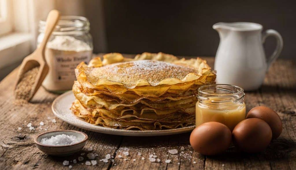 Recette de crêpes végétariennes délicieuses et faciles