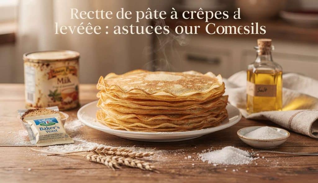 Recette de pâte à crêpes levée : astuces et conseils
