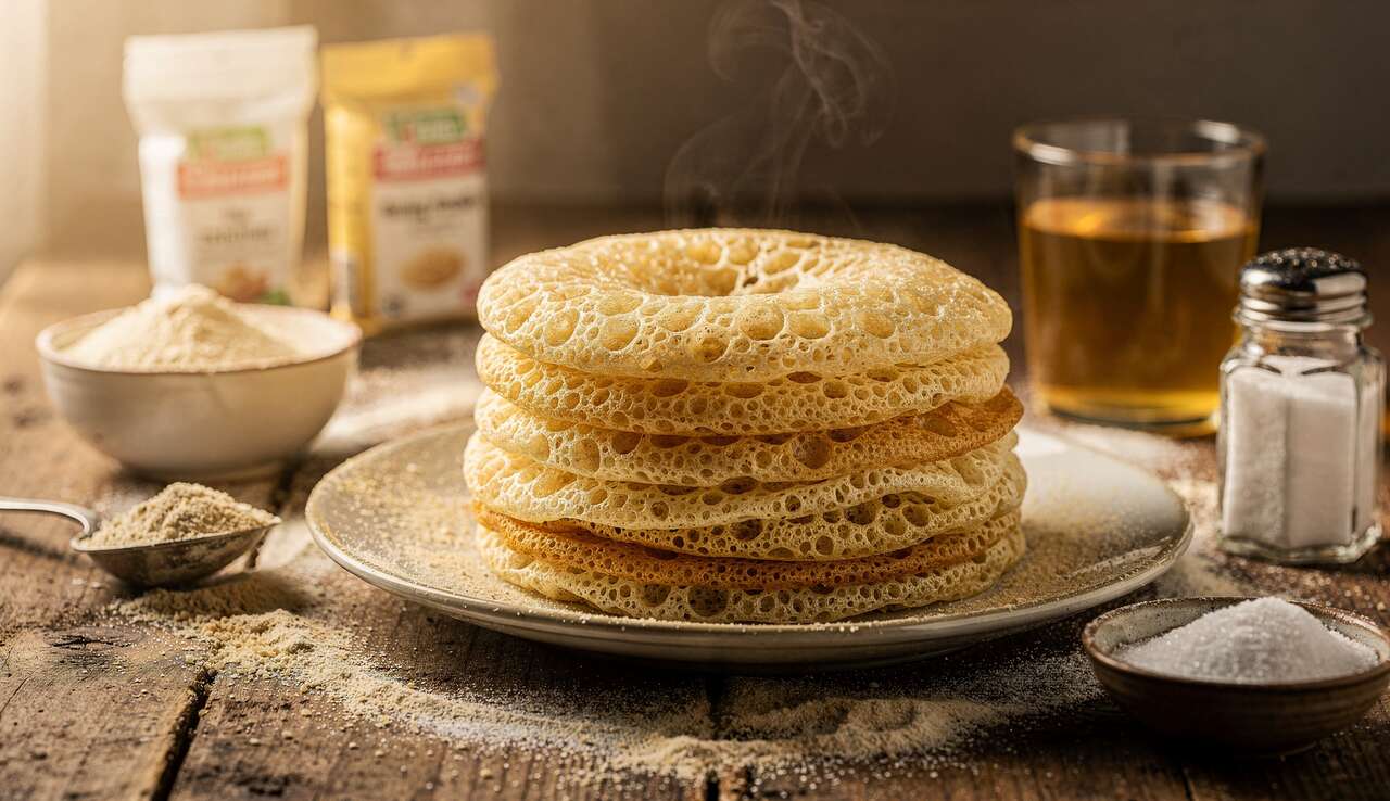 Baghrir express : recette facile des crêpes mille trous