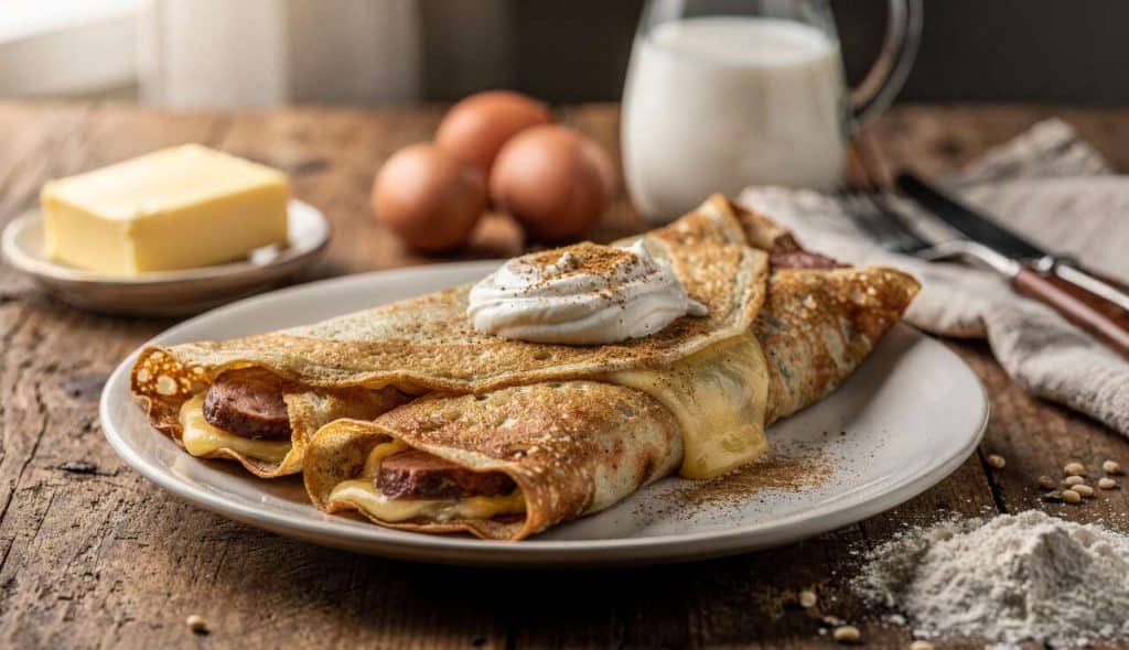 Crêpes fourrées à la jurassienne : une recette délicieuse