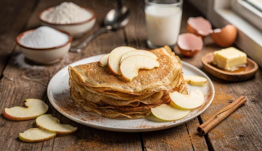 Crêpes à la pomme : une recette savoureuse et facile