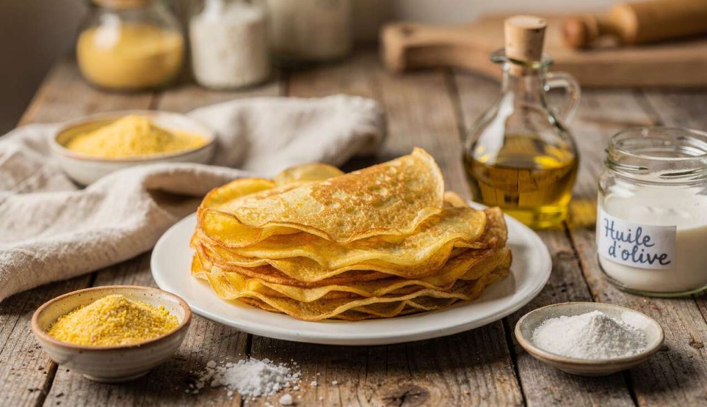 Petites crêpes au maïs : recette facile et savoureuse