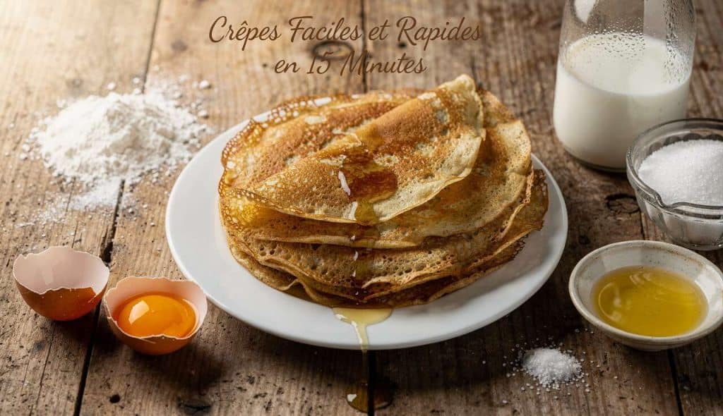 Crêpes Faciles et Rapides en 15 Minutes