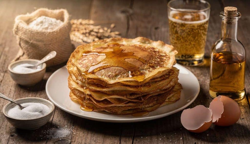 Crêpes à la bière par douzaine : recette facile et savoureuse