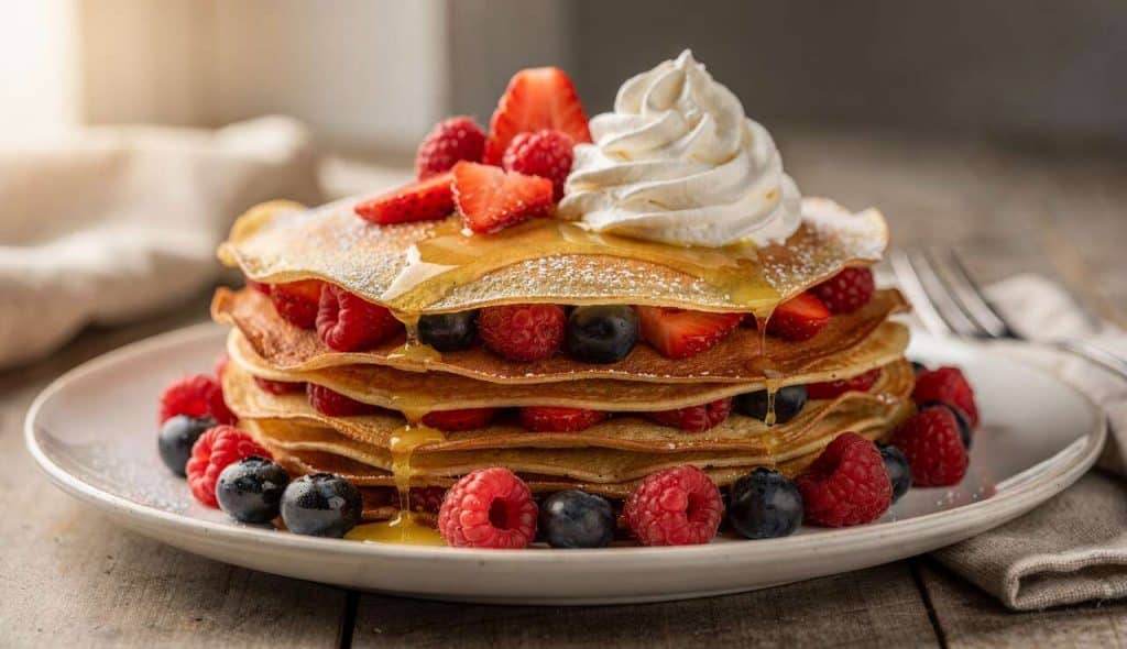Crêpes aux fruits rouges : la recette gourmande