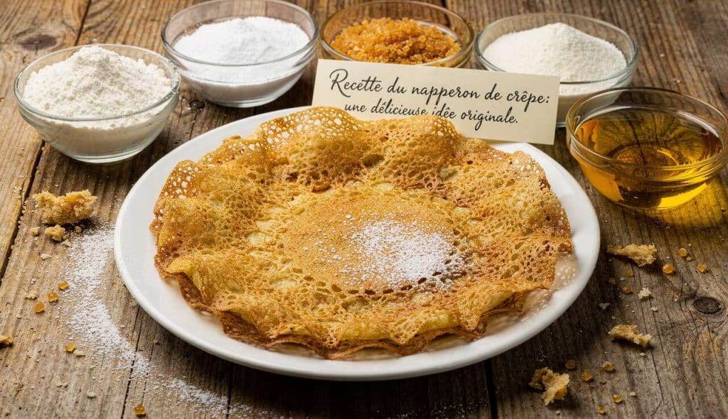Recette du napperon de crêpe : une délicieuse idée originale