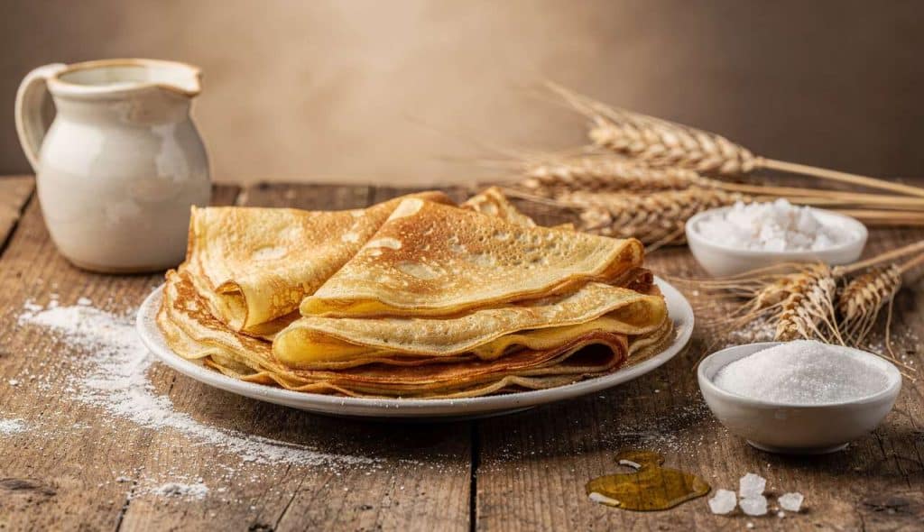 Crêpes sans œufs au lait de chèvre : recette savoureuse et facile