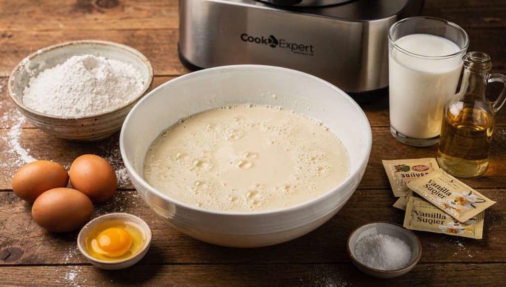 Pâte à crêpes au Cook Expert : recette simple et rapide