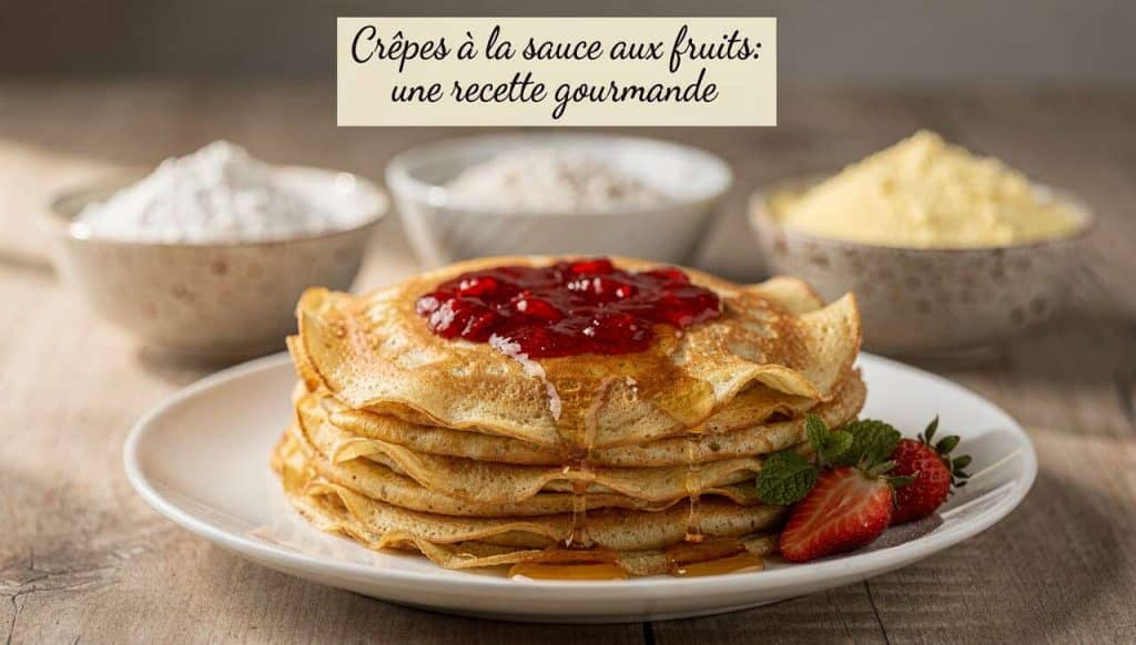 Crêpes à la sauce aux fruits : une recette gourmande