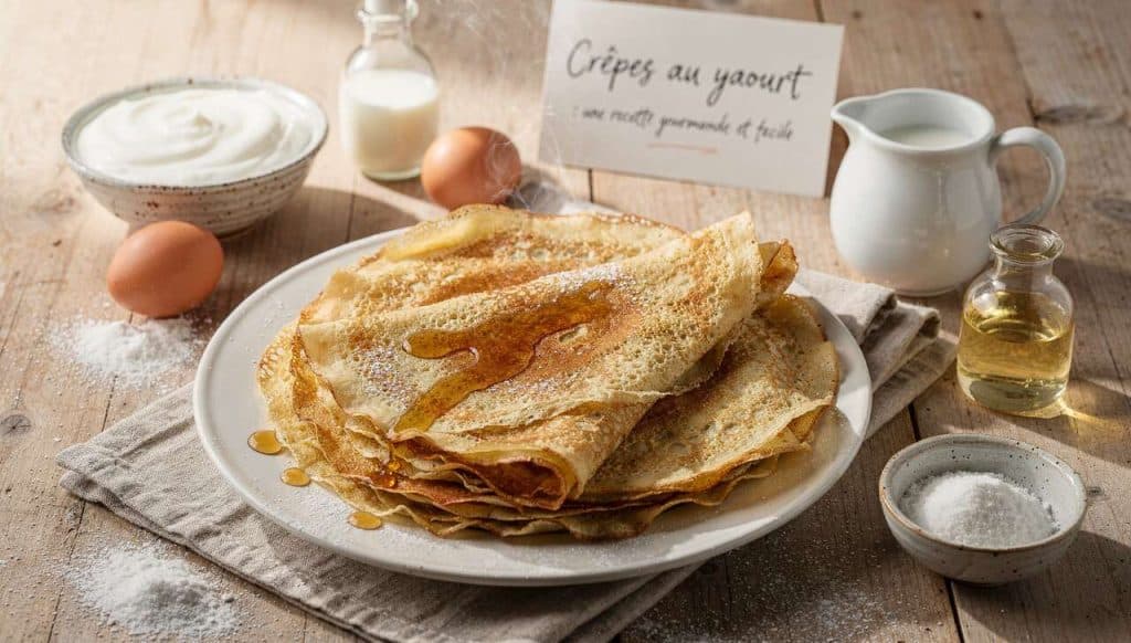 Crêpes au yaourt : une recette gourmande et facile