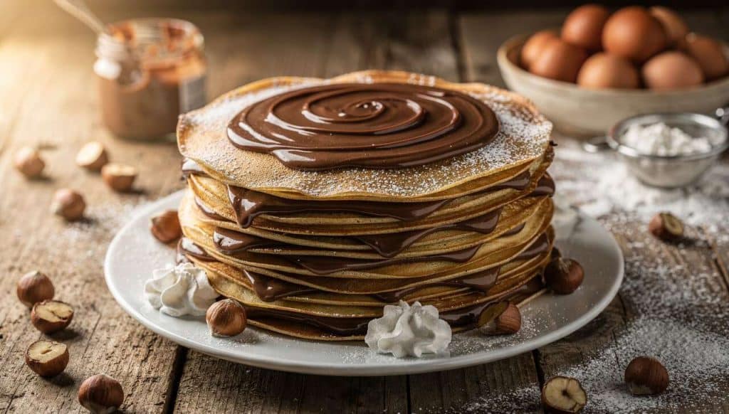 Gâteau de crêpes au Nutella : une recette gourmande