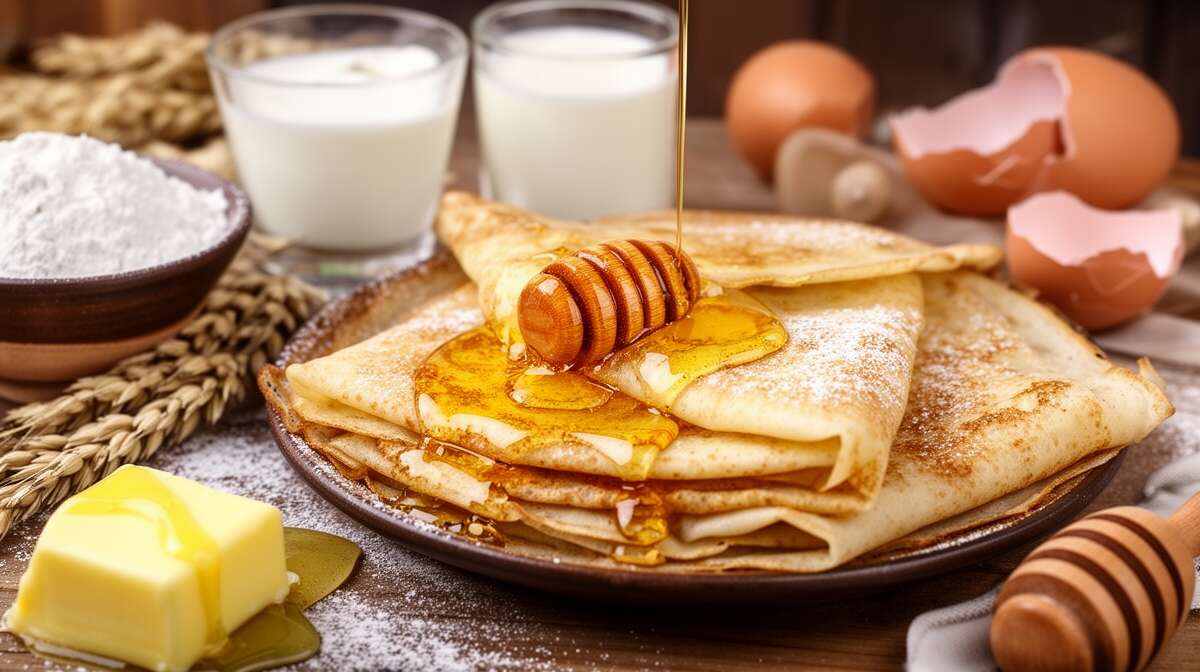 Crêpes au miel : la recette gourmande à découvrir