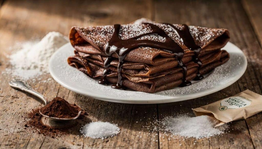 Crêpes au chocolat : recette simplissime et délicieuse
