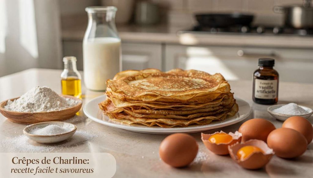 Crêpes de Charline : recette facile et savoureuse